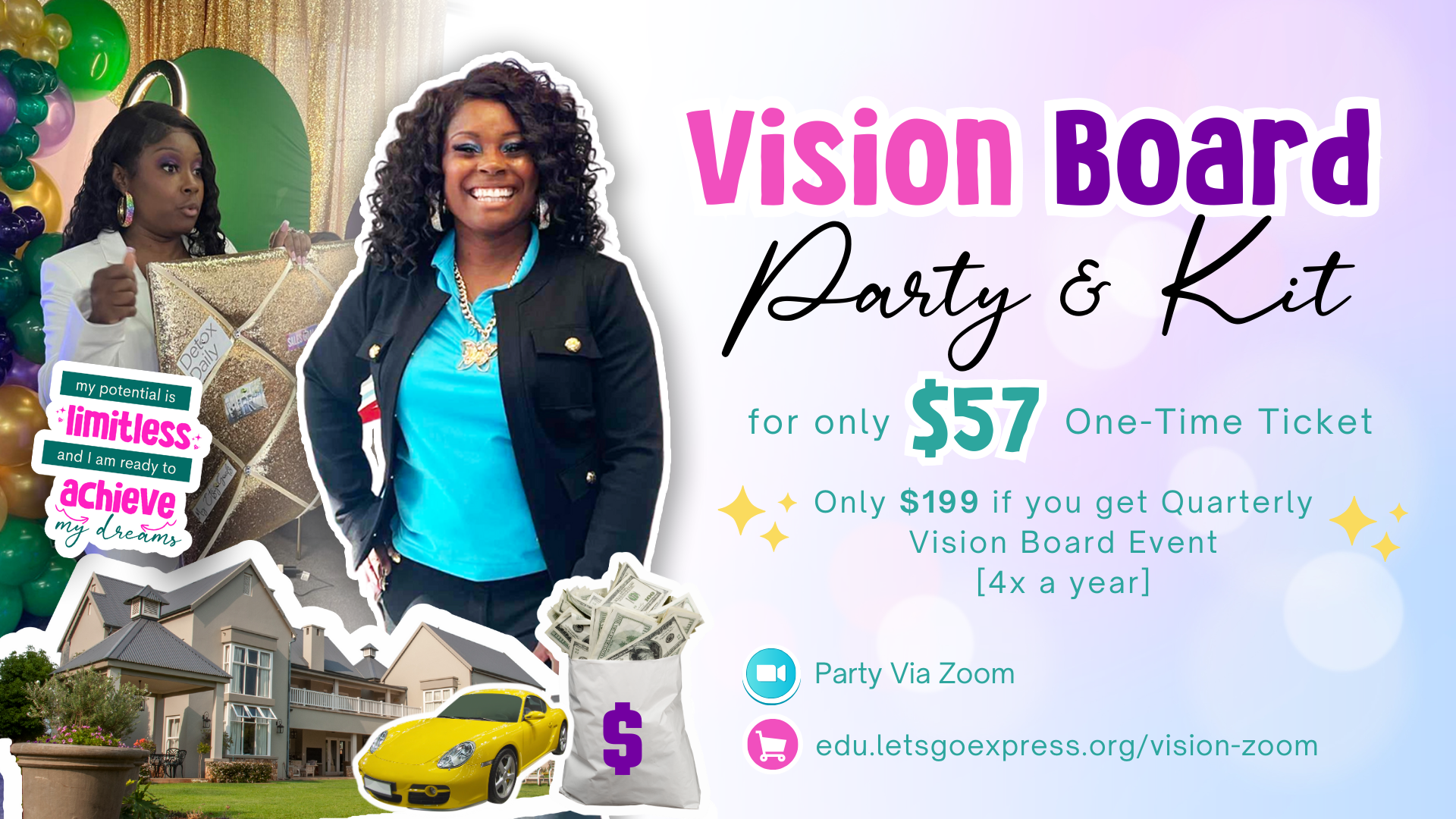 Vision Board Supplies For Black Women: A Vision Board Kit To Visualize Your  Dreams And Goals ( Pictures & Words )