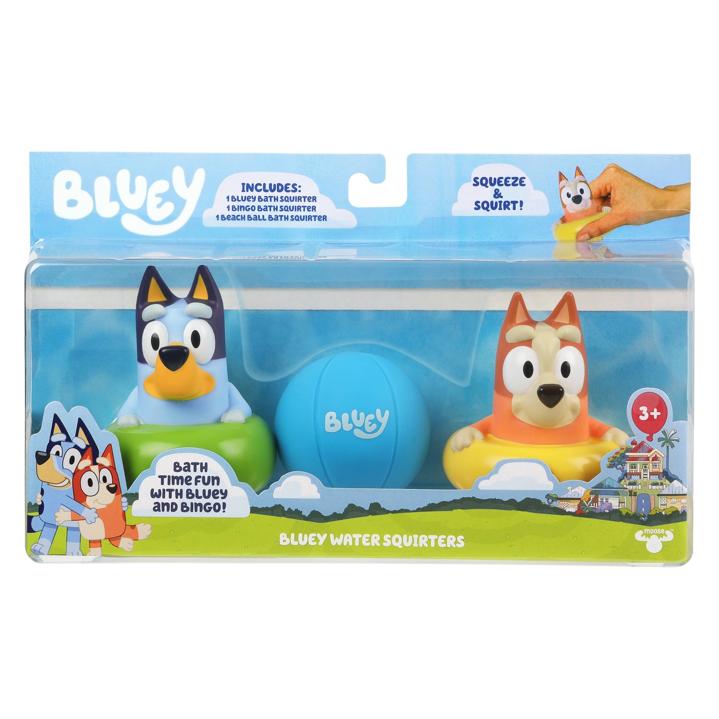 Moose Toys Bluey Water Squirters