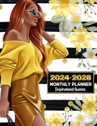 5 Years Monthly Planner 2024-2028