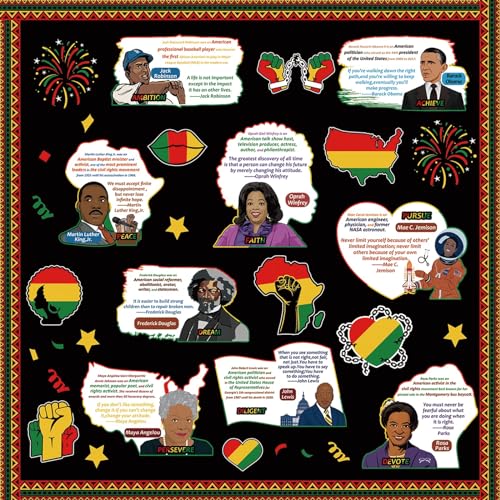 Black History Bulletin Board 48 pieces