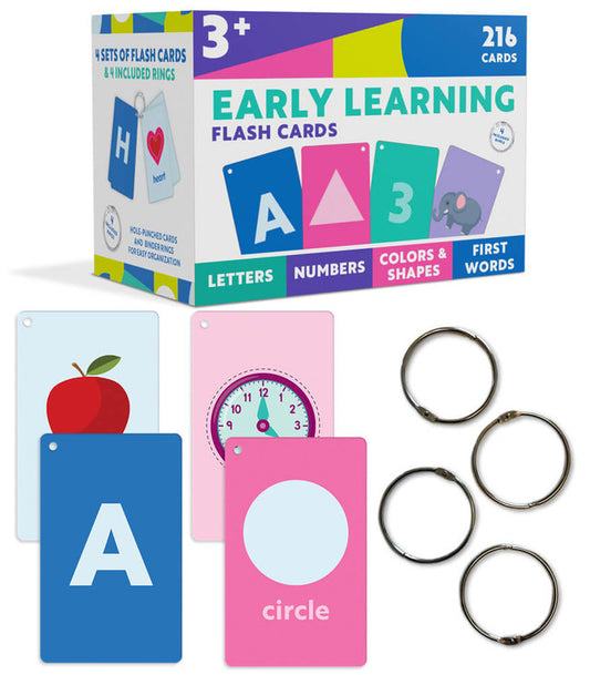 Early Learning Flash Card Box Set Grade PK-1 Preschool