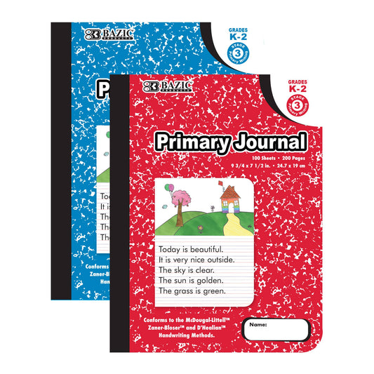 Composition Book Primary Journal Marble 100 Ct