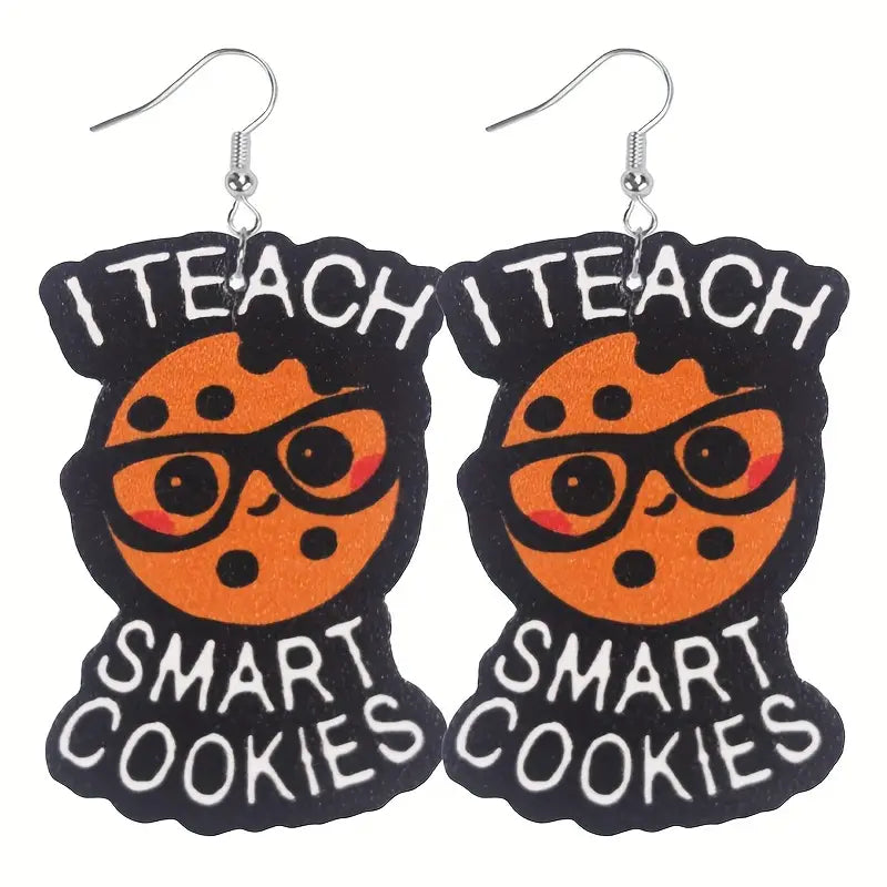 I Teach Smart Cookies earrings