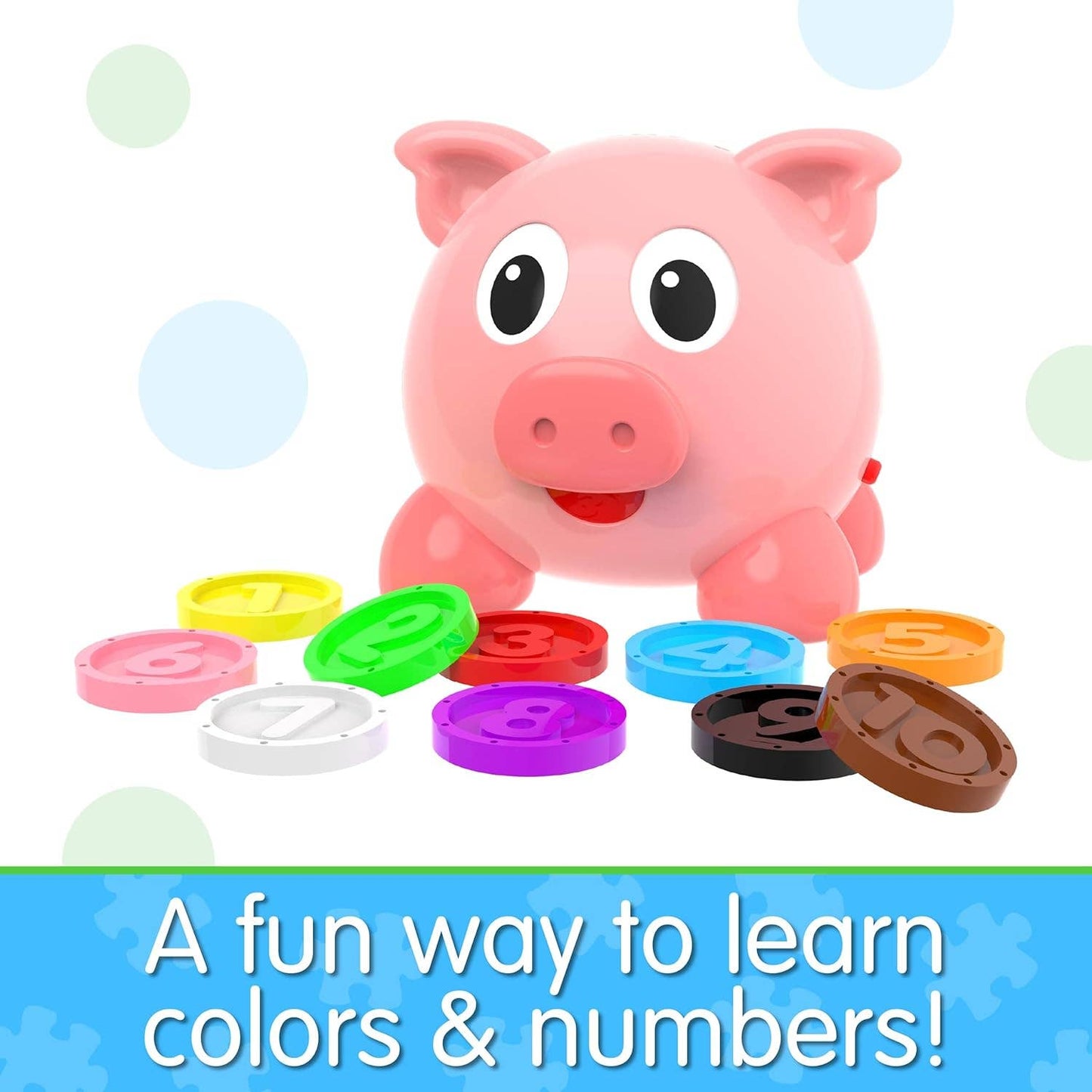 Learn With Me - Numbers & Colors Pig E Bank: Plastic