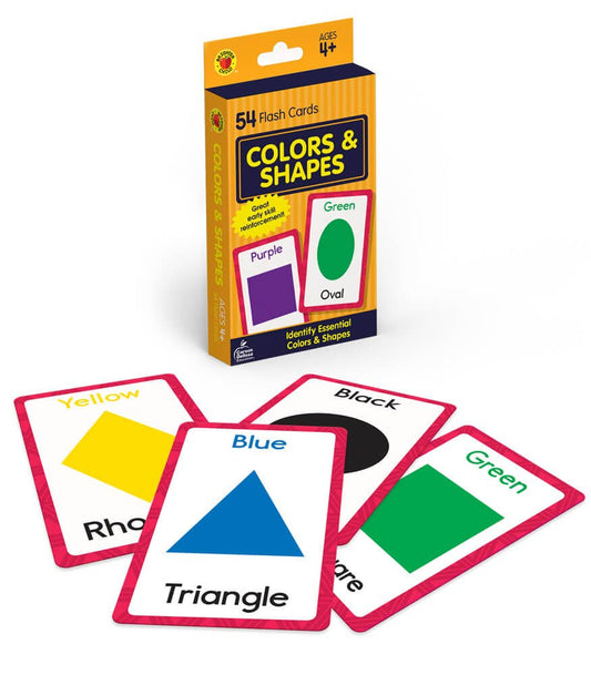 Colors and Shapes Flash Cards