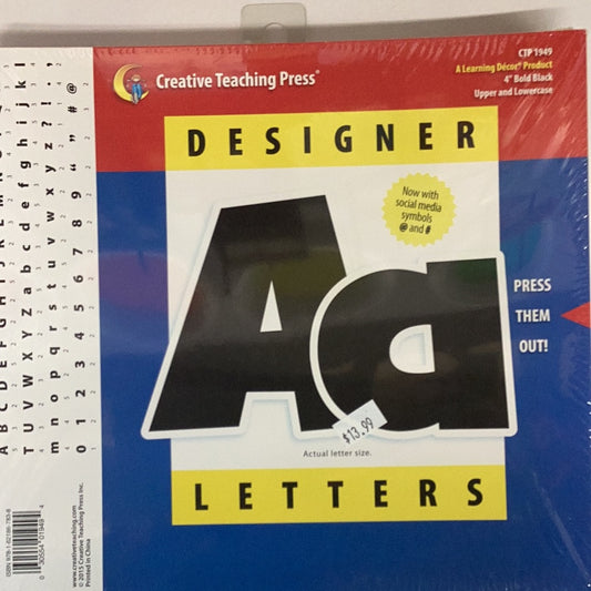 Creative Teaching Press Designer Letters