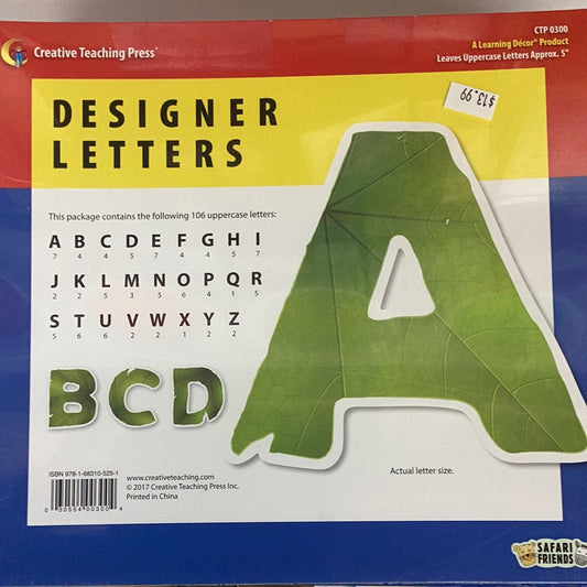 Creative Teaching Press Designer Letters