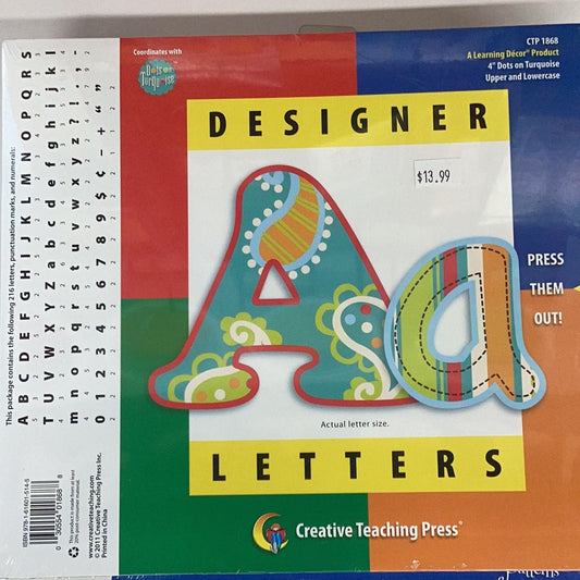 Creative Teaching Press Designer Letters